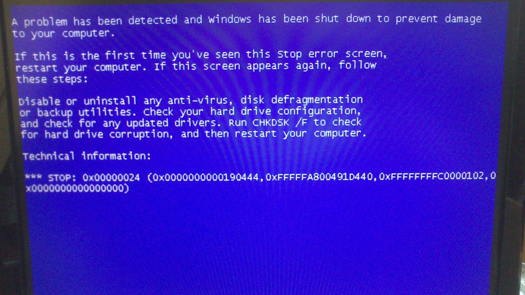 Windows Vista Boot Problems Crcdisk.Sys