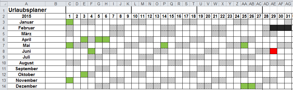 excel kalender