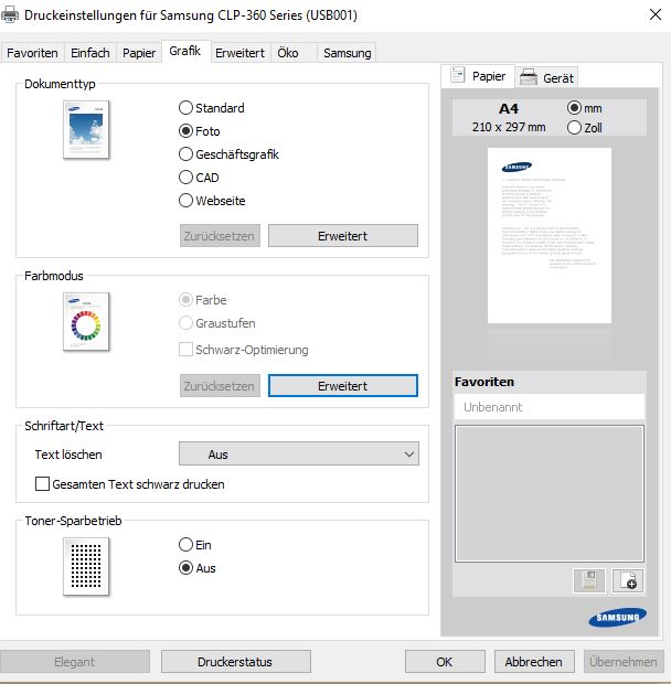 Buntlaserdrucker Samsung Clp 365 Kein Buntdruck Computerbase Forum