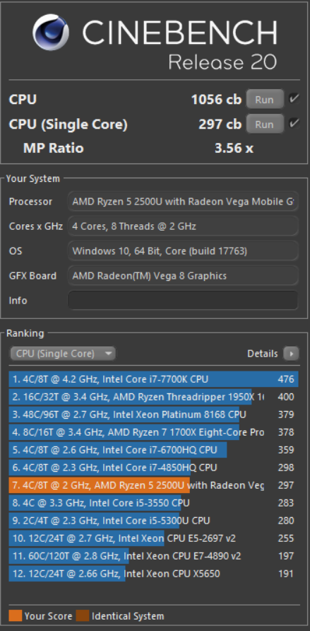 2500U Cinebench stock.PNG