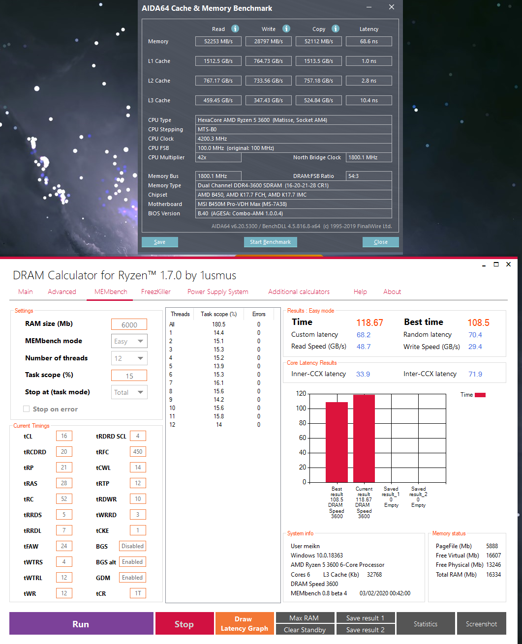 3600Mhz CL16 scharfe Timings angepasste CADS.PNG