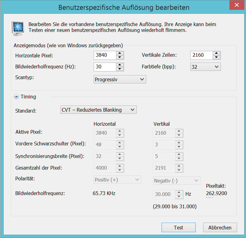 Nvidia GTX 560 TI schafft 4K Aufl sung obwohl native Aufk sung 2k