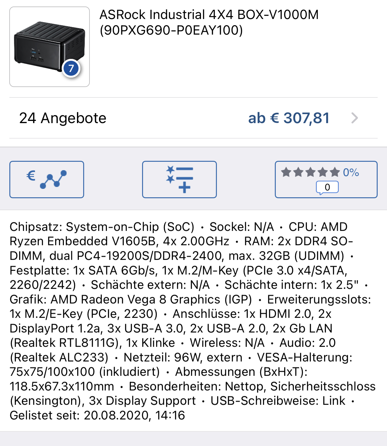 ASRock iBOX-V2000: Lüfterlose Mini-PCs mit Sechs- und Acht-Kern-CPUs von  AMD - ComputerBase