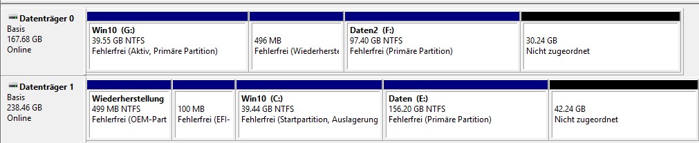 Win10 1809 Nach Update Position Der 500mb Partition