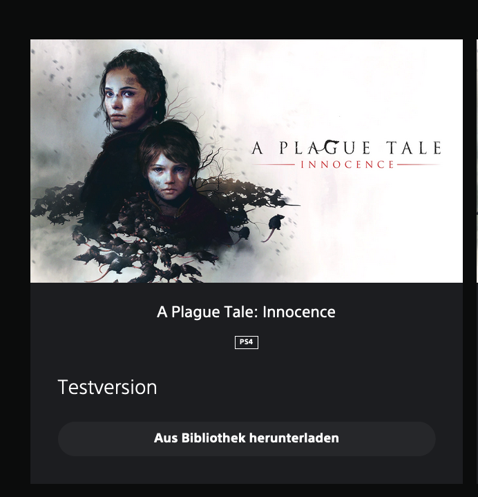 A Plague Tale: Innocence (Playstation 4 / PS4) – RetroMTL