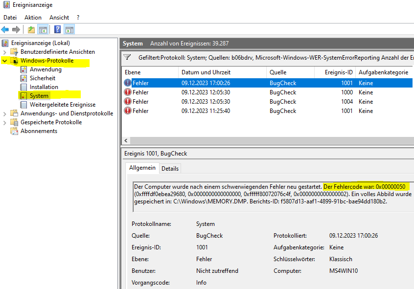 Bugcheck_0x50_Ereignisanzeige.PNG