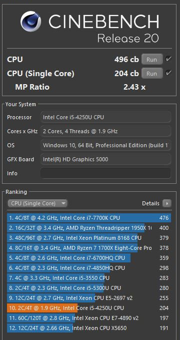 cinebench Mobile DualCore Intel Core i5-4250U, 2300 MHz.JPG