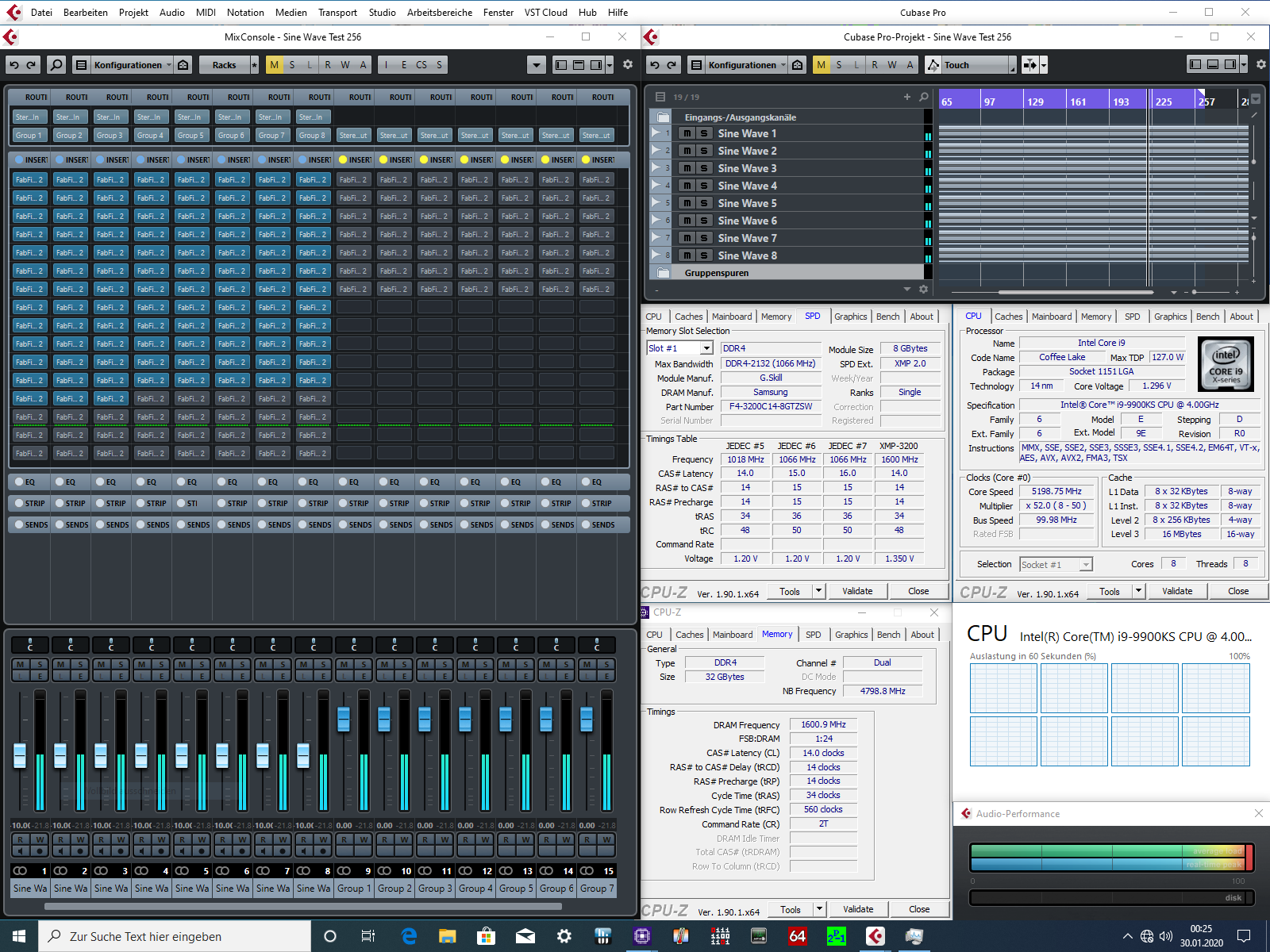 Cubase Test 256 - 3200 XMP - Overload.PNG