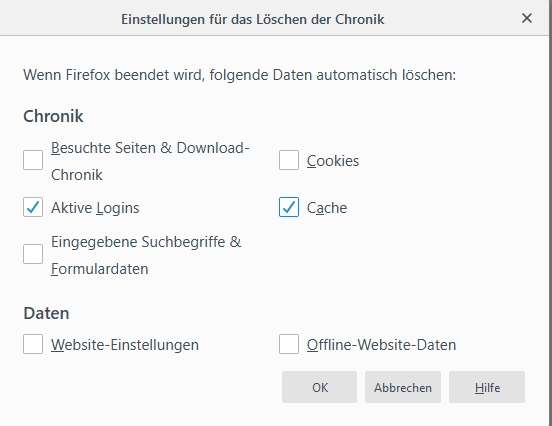 Firefox 65 Einstellungen für das Löschen der Chronik.jpg