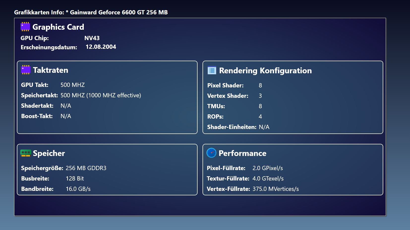 Grafikkarten Info Gainward Geforce 6600 GT 256 MB.JPG