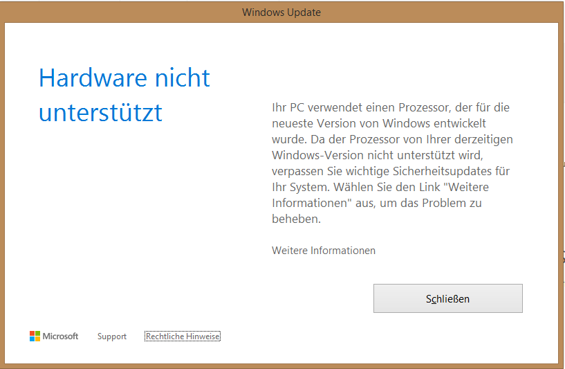 Hardware wird nicht unterstützt.PNG