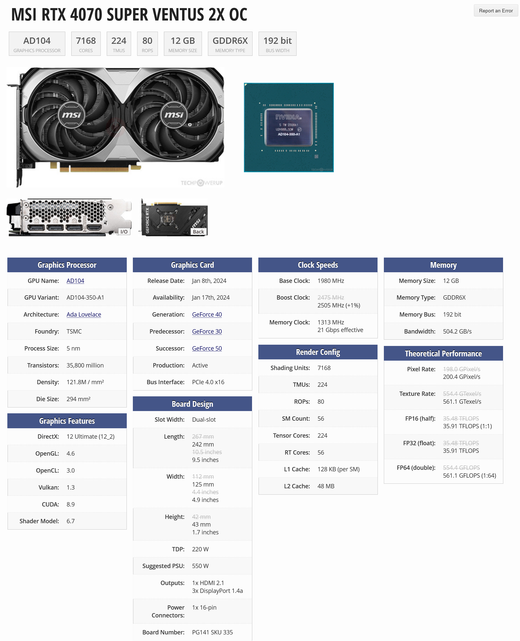 MSI RTX 4070 SUPER VENTUS 2X OC Data Sheet 2.png