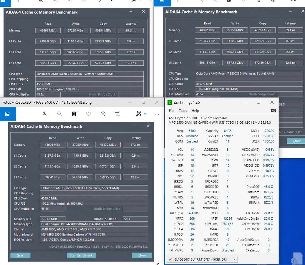 R5800X3D 4x16GB 3400 CL14 18 15 BGSAlt drei messungen.PNG