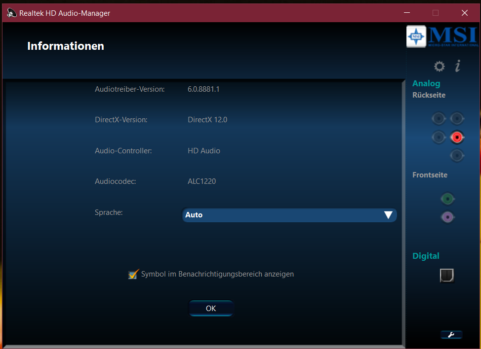 Realtek Alc1220 Vb Audio Codec