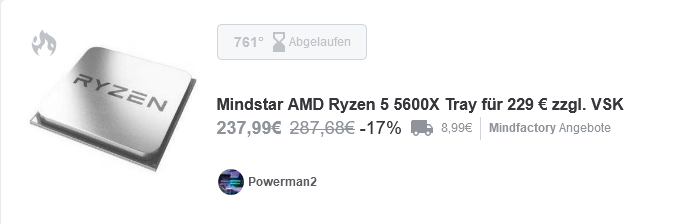 Screenshot 2021-06-04 at 17-48-23 Mindstar AMD Ryzen 5 5600X Tray für 229 € zzgl VSK - mydealz...png