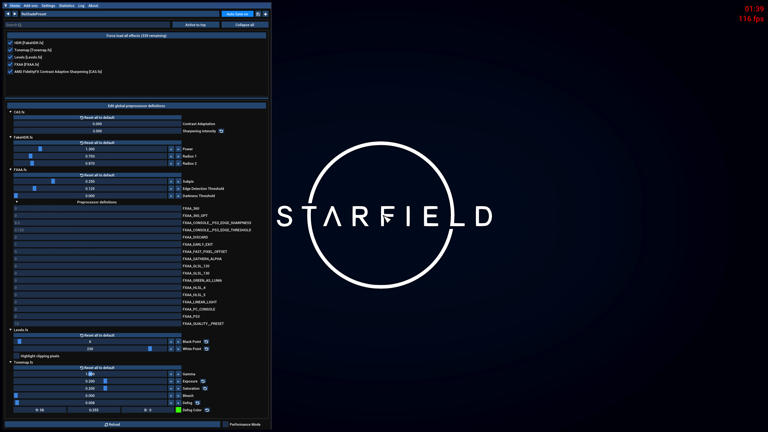 Starfield Reshade Einstellungen.png