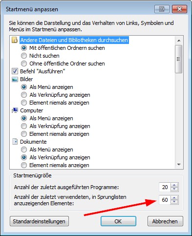 Startmenü anpassen - Sprungliste.jpg