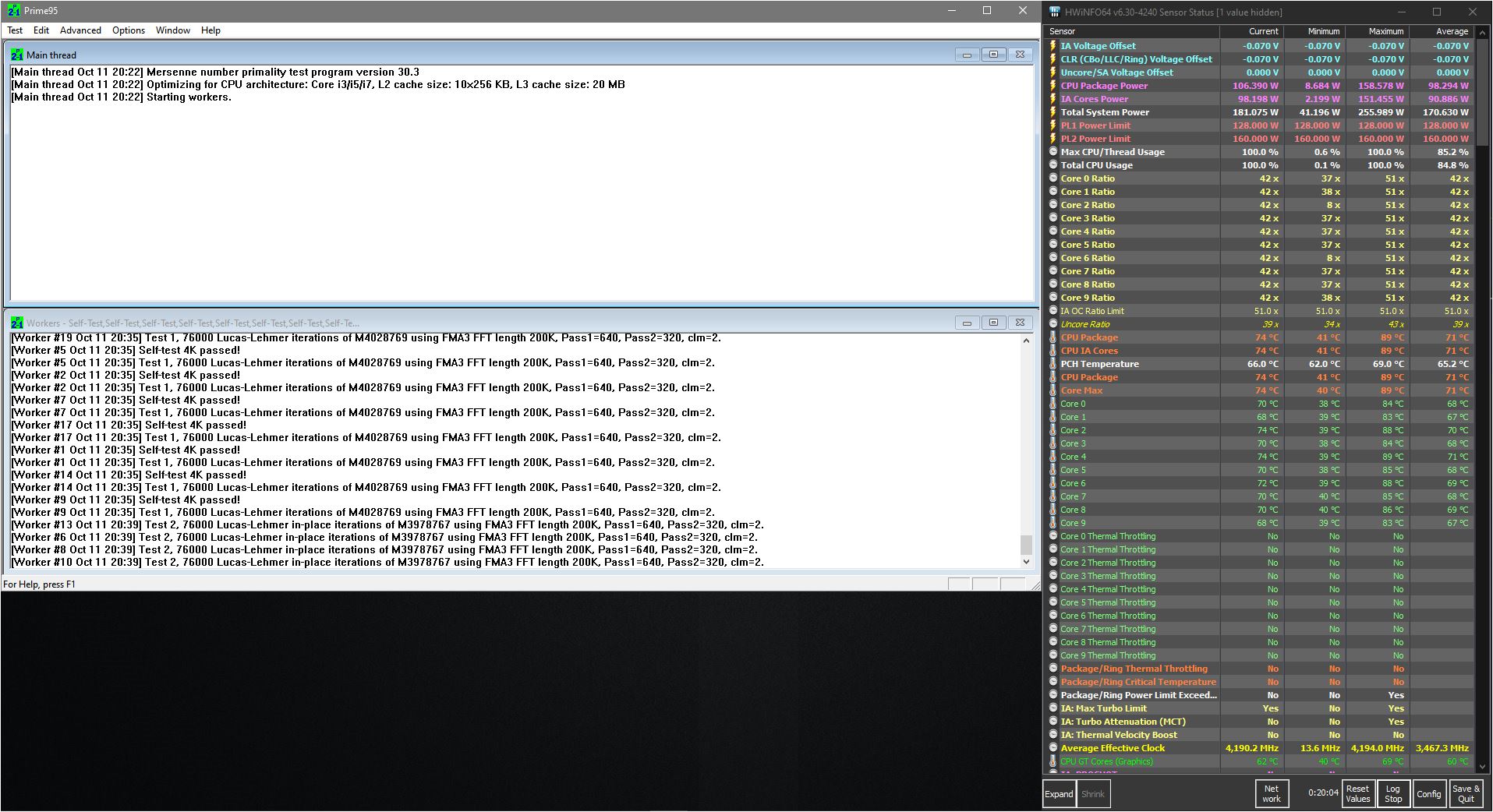 TEST.04 Prime95SmallFFTs20Threads 20min.JPG