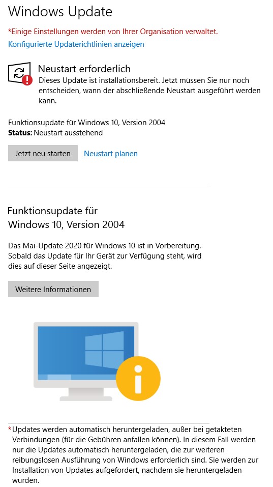 Leserartikel Windows Update Automatischer Neustart Verhindern Auf Manuell Umstellen Computerbase Forum