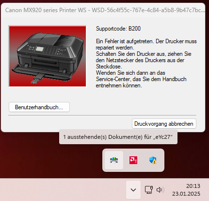 Windows-11-24H2_Canon-MX925_B200_Druckkopf-defekt.png