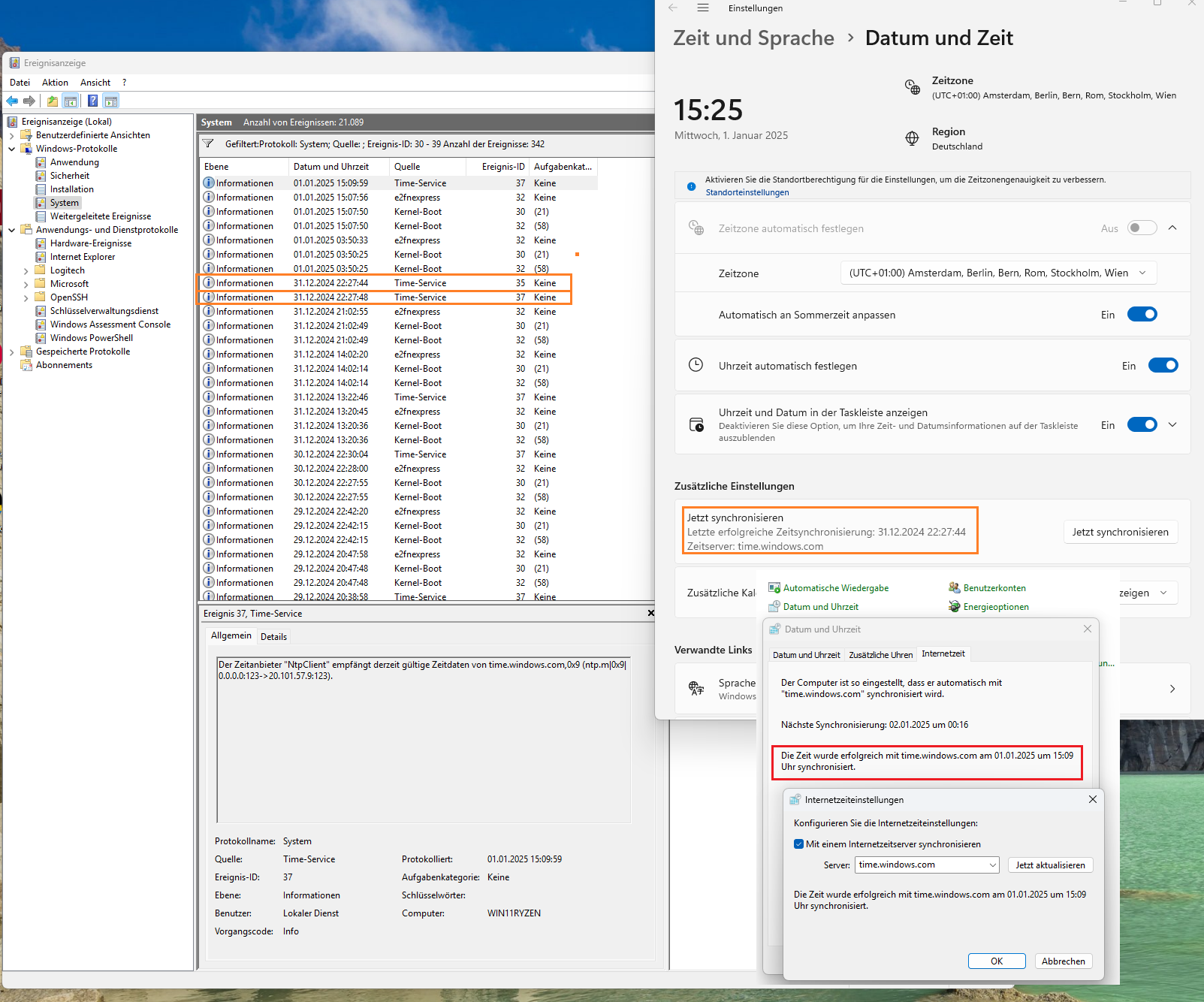 Windows-11_24H2_2025-01-01_15-25_Systemsteuerung_Time-Server_Zeitsynchronisierung.png