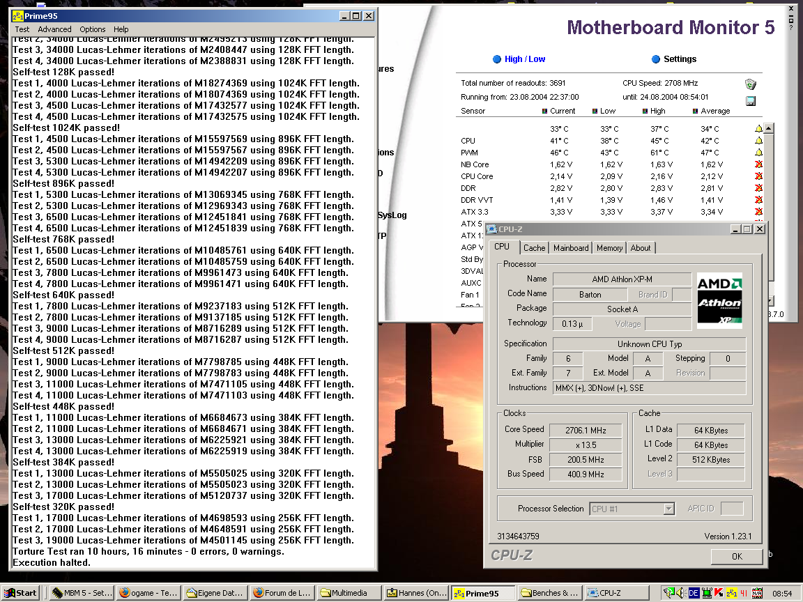 XP-M 2600+ 2,7GHz@2,12V 10std Prime95.png